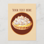 Schattigee Lemon Meringue Pie toevoegen bericht Briefkaart (Voorkant)