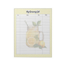 Schattigee Lemon Pie boodschappenlijst