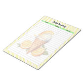 Schattigee Lemon Pie Pantry Inventarislijst Notitieblok (Schuin)