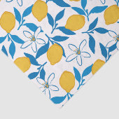 Schattigee Lemon Sketch Hand getrokken tissue papi Tissuepapier (Detail)