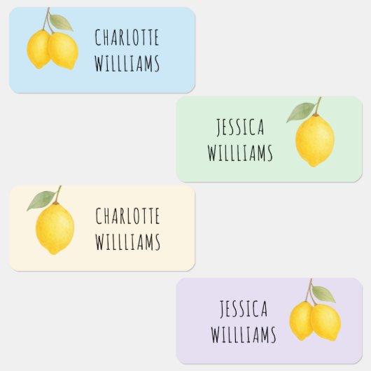 Schattigee Lemon Summer Terug naar School Kleding  Labels (Groep)