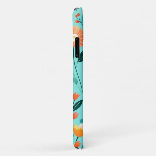 Schattigee lente bloemenkleurrijke wilde bloemmoti Case-Mate iPhone case (Achterkant/rechts)