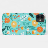 Schattigee lente bloemenkleurrijke wilde bloemmoti Case-Mate iPhone case (Achterkant (horizontaal))