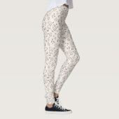Schattigee lente paashaas bloemmotief eierjacht leggings (Rechts)