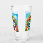 Schattigee lente/paashaas met ei glas (Links)