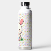 Schattigee lente/paashaas met ei waterfles (Links)