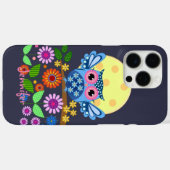 Schattigee lente Uil & aangepaste Naam Case-Mate iPhone Case (Achterkant (horizontaal))