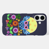 Schattigee lente Uil & aangepaste Naam Case-Mate iPhone Case (Achterkant (horizontaal))