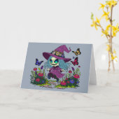 Schattigee lenteheks kaart (Gele Bloem)
