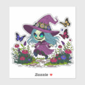 Schattigee lenteheks sticker (Vel)