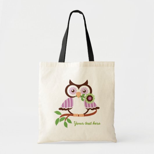 Schattigee lenteuil met een bloemetje in haar snav tote bag (Voorkant)