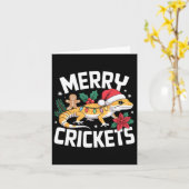 Schattigee Leopard Gecko kerstwoordspeling Kaart (Gele Bloem)