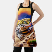 Schattigee Leopard Gecko Sunset Desert Design Schort (Insitu)