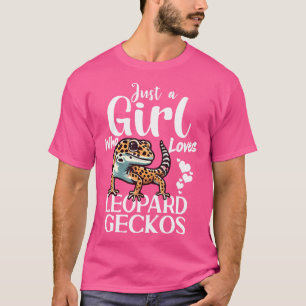 Schattigee Leopard Gecko's voor Vrouwen Kind Jonge T-shirt
