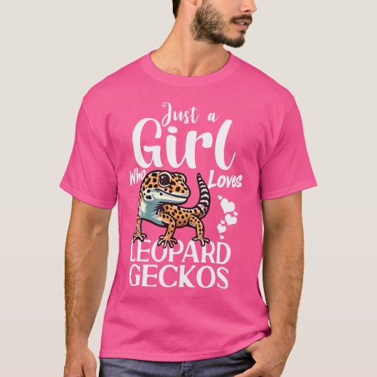 Schattigee Leopard Gecko's voor Vrouwen Kind Jonge T-shirt (Voorkant)