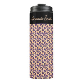 Schattigee Leopard Pattern Thermal Tumbler Thermosbeker