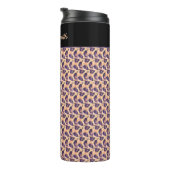 Schattigee Leopard Pattern Thermal Tumbler Thermosbeker (Geroteerd rechts)