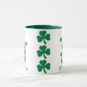 Schattigee Leprechaun Cat Mok - Happy St. Patrick' (Midden)