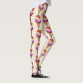 Schattigee Lesbische Sapphic LGBT Pride Flag Ice C Leggings (Rechts)
