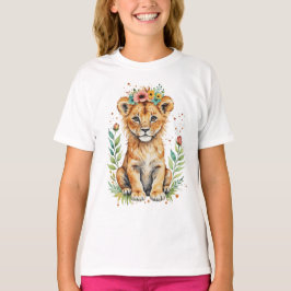 Schattigee leuke bobcat welp t-shirt