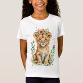 Schattigee leuke bobcat welp t-shirt (Voorkant)