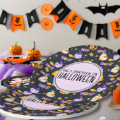 Schattigee Leuke Halloween Kostuum Pompoen Papieren Bordje