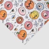 Schattigee Leuke Halloween Monster Eyeball Pumpkin Tissuepapier (Detail)