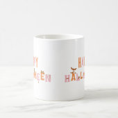 Schattigee leuke Happy Halloween Retro Koffiemok (Center)