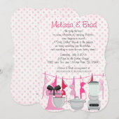 Schattigee Leuke Keuken Lingerie Bruids Douche Uit Kaart (Voorkant / Achterkant)