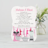 Schattigee Leuke Keuken Lingerie Bruids Douche Uit Kaart (Staand voorkant)