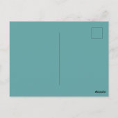 Schattigee leuke moderne kerstkaart briefkaart (Achterkant)