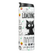 Schattigee leuke quotes/cat thermosbeker (Geroteerd rechts)