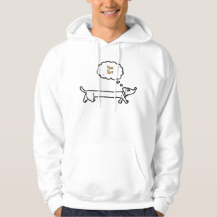 Schattigee Leuke Teckel Hond Met Bubbel Voor Jouw Hoodie