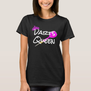 Schattigee Leuke Vrouwen Darts voor Dart Queen voo T-shirt