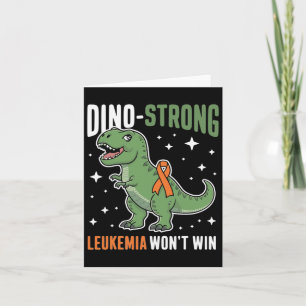 Schattigee Leukemie Dino Sterke T-rex Kinder Dinos Kaart