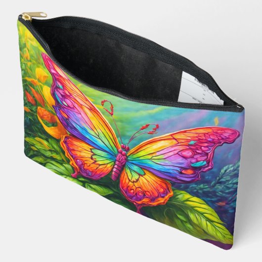 Schattigee levendige artistieke vlinderkunst etui (Open)