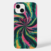 Schattigee levendige stropdas Dye Case-Mate iPhone Case (Achterkant)