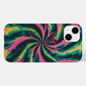 Schattigee levendige stropdas Dye Case-Mate iPhone Case (Achterkant (horizontaal))