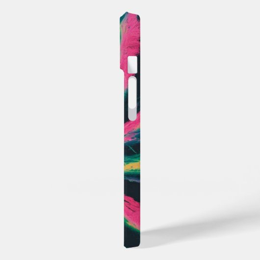 Schattigee levendige stropdas Dye Case-Mate iPhone Case (Achterkant / Links)