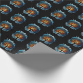 Schattigee levensboom aquarel cadeaupapier (Hoek)