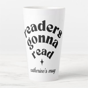 Schattigee lezers gaan boekliefhebbers te laat lez latte mok