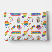 Schattigee LGBTQ + Pride Accessoires make-uptas Etui (Achterkant)