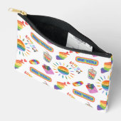 Schattigee LGBTQ + Pride Accessoires make-uptas Etui (Open)