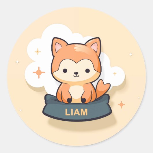 Schattigee Liam sticker (Voorkant)
