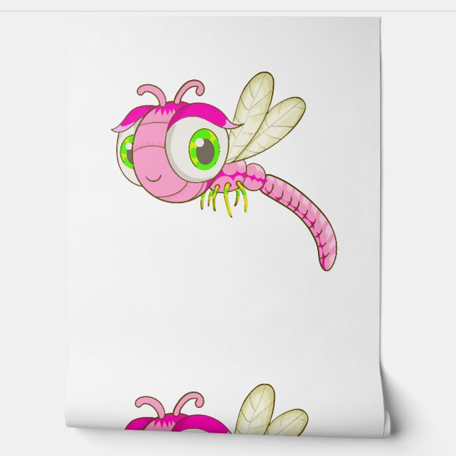 Schattigee libel bug behang (Afrollen)