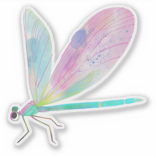 Schattigee libel sticker (Voorkant)