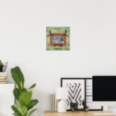 Schattigee libellen Lijst Creëer Uw eigen foto Poster (Thuiskantoor)