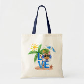 Schattigee liefde ananas tote bag (Voorkant)