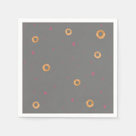 SCHATTIGEE LIEFDE & BAGELS | Grijs | Servet