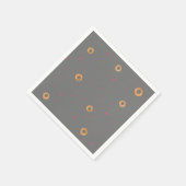 SCHATTIGEE LIEFDE & BAGELS | Grijs | Servet (Hoek)